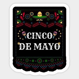 Cinco de Mayo Party Sticker